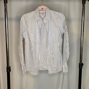 Banana Republic Striped Button Up Top